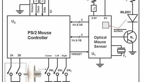 computer mouse circuit diagram