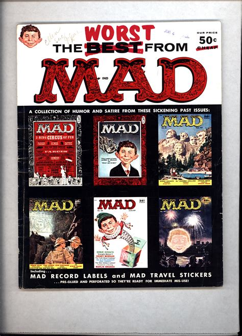 The Worst From Mad Magazine A Collection Of Humor And Satire From