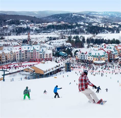 Mont Tremblant Ski Resort Quebec Canada Editorial Photography Image Of Leisure Action