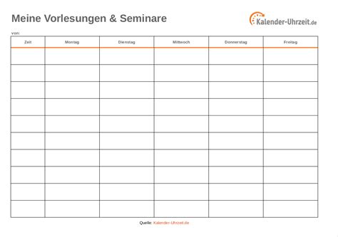 Blanko tabelle zum ausdrucken kalender. Blanko Uhr Zum Ausdrucken