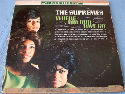 Supremes The Where Did Our Love Go Motown Ms 621 Aug 1964 Ebay
