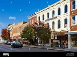 Main Street in historic downtown Franklin, Tennessee, USA Stock Photo ...