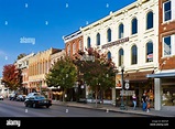 Main Street in historic downtown Franklin, Tennessee, USA Stock Photo ...