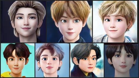 Netizens react to 'Disney-fied' members of BTS | allkpop