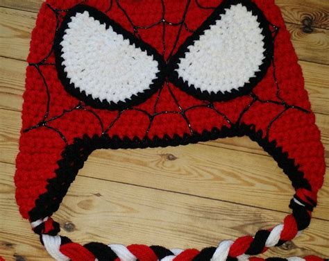 Crochet Spiderman Hat Spiderman Hat Crochet Kids Hats Crochet Hats