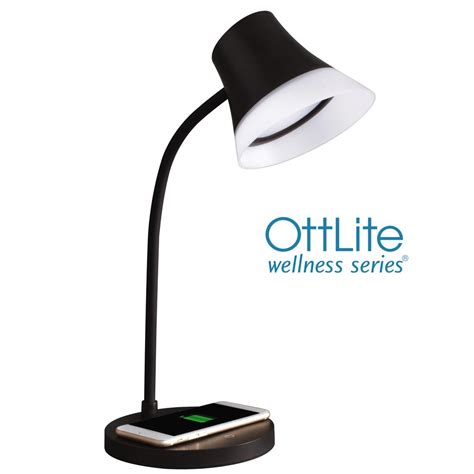 Ottlite Shine Led Desk Lamp With Wireless Charging