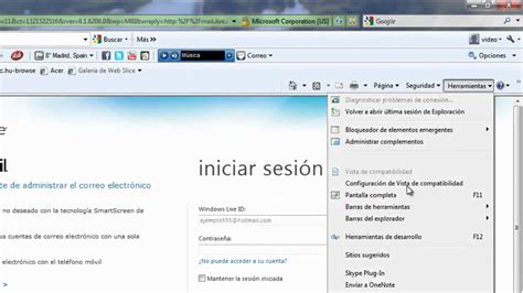 Cómo Cambiar La Página De Inicio En Internet Explorer Youtube