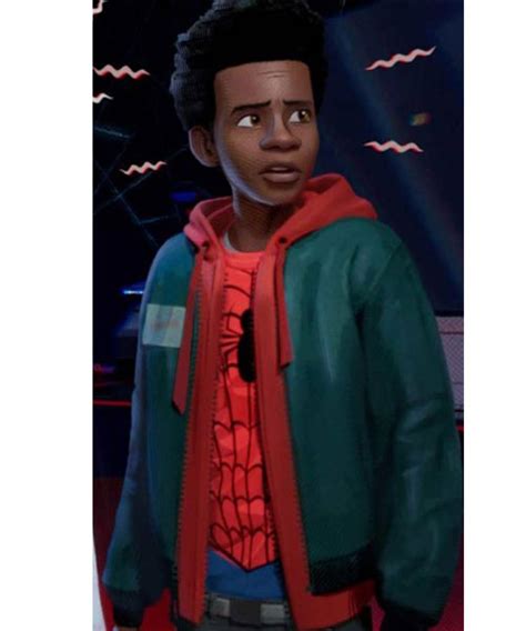 Miles Morales Jacket Spider Man Into The Spider Verse Hoodie Jackets