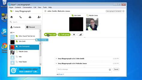 how to do conference call using skype youtube