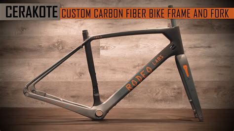 Cerakote Custom Carbon Fiber Bike Frame And Fork Youtube