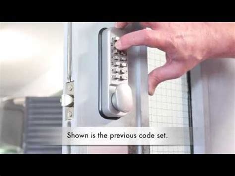 Correspondingly, how do i change the code on my kwikset lock? Changing the Code on a Digi-pad Lock - YouTube