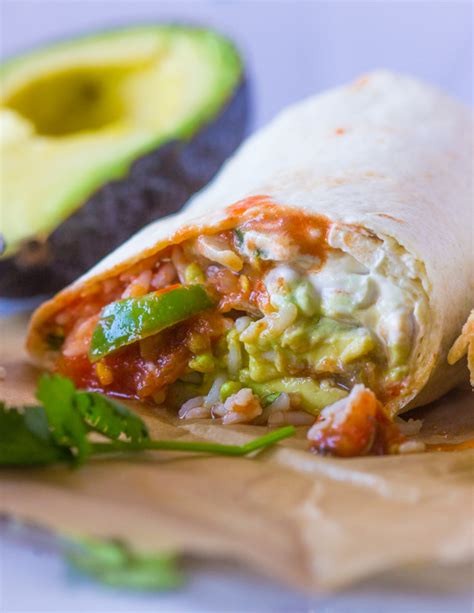 Quick Veggie And Rice Burritos Gimme Delicious