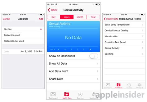 Apple Expands Healthkit In Ios 9 To Track Sexual Activity Ovulation Uv Exposure Water Intake