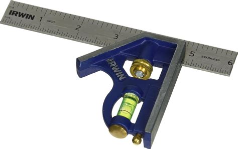Irwin Tools Combination Square Metal Body 6 1794468 Carpentry Squares
