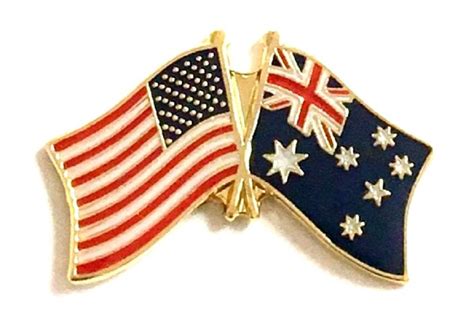 Australia World Flag Lapel Pin Country Flag Friendship Pins World