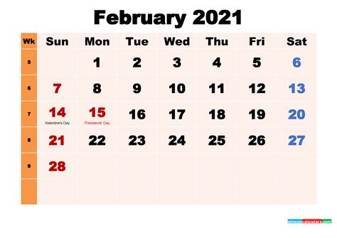 February 2021 Calendar Wallpapers Top Free February 2021 Calendar