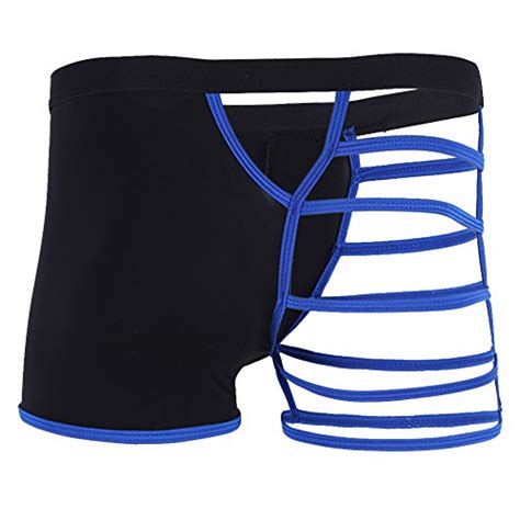 yizyif men s hollowed straps one side mesh boxer briefs underwear buy online in uae apparel