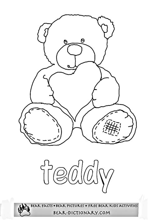 You can download this bear coloring page to your computer. Printable Bear Worksheets 2,Toby's Fave Teddy Bear ...