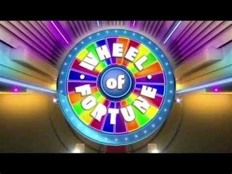 Wheel Of Fortune Bonus Round Prize Reval Win Music With