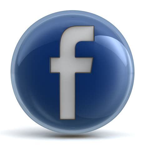 Facebook Icon 3d Model Obj 3ds Fbx C4d