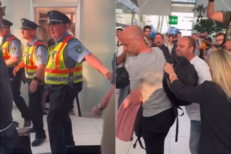 Referee Anthony Taylor Escorted Past Angry Roma Mob By Airport Police