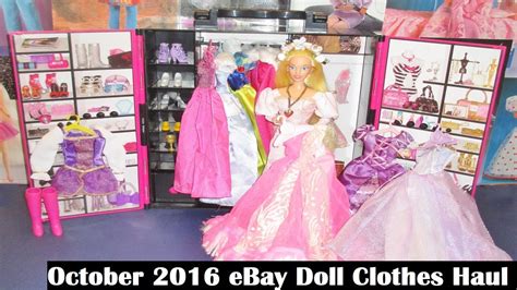 October 2016 Ebay Doll Clothes Haul Youtube