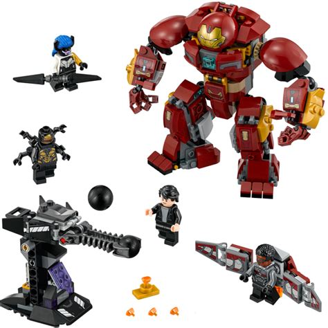 76104 Lego Le Combat De Hulkbuster Lego King Jouet Lego Briques Et
