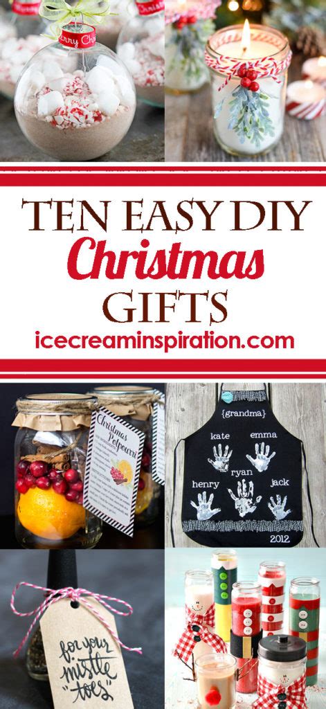 10 Easy Diy Christmas Ts Ice Cream And Inspiration