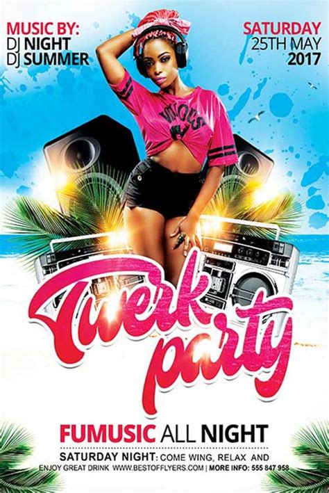 Club Party Free Flyer And Poster Template Flyer For Clubs Ffflyer