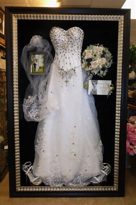 wedding dress frame ideas  preserve  precious