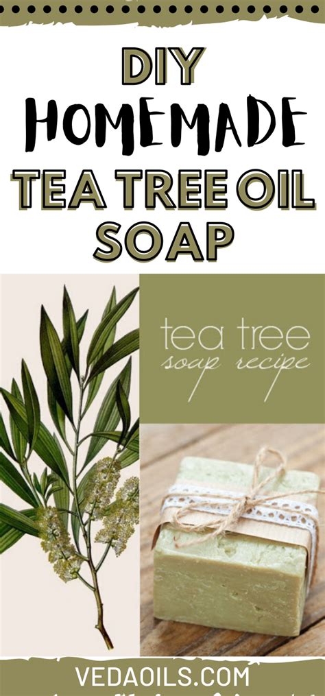 Make Diy Natural Tea Tree Oil Soap At Home Use It On Regular Basis And