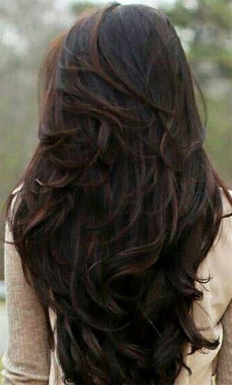 long dark hairstyles hairstyle ideas