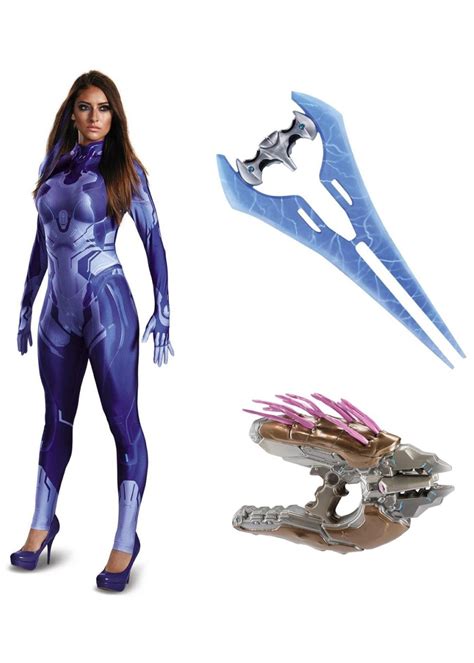 Halo Cortana Women Costume Kit Video Game Costumes