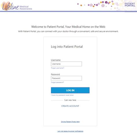 How To Sign Up For Patient Portal Faq Lifeline Medical Associates