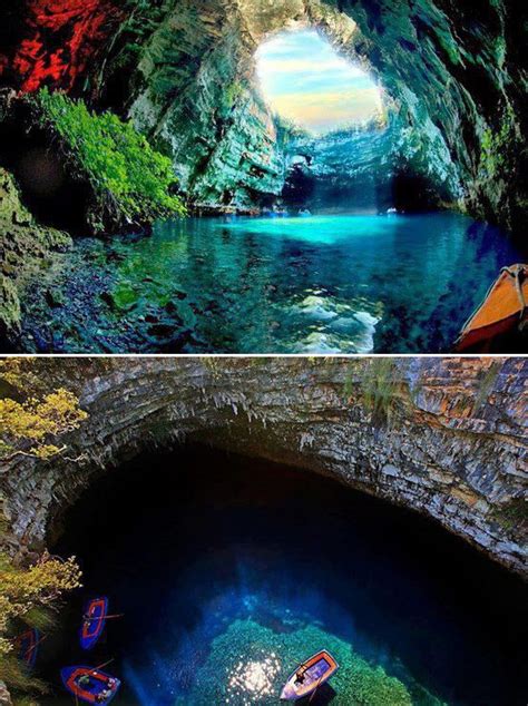 Melissani Cave Greece Places To Visit Places To Travel Unique