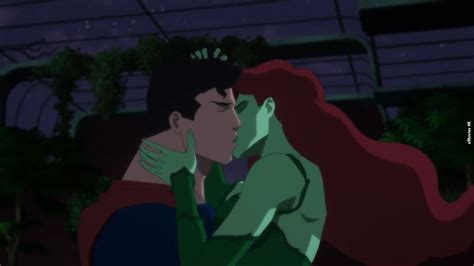 Poison Ivy Kissing Superman By Knighthoodhero On Deviantart