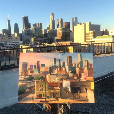 Alex Schaefer Cityscape Painting