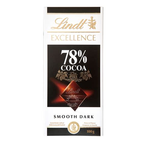 Lindt Excellence Chocolate Bar 78 Intense Dark NTUC FairPrice