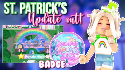 St Patricks Day Update Out Now Roblox Royale High Youtube