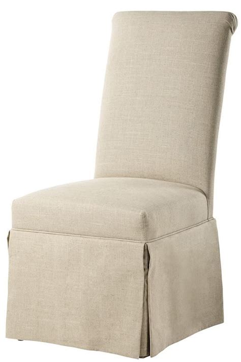 Parson Chair Slipcovers With Skirt Scroll Back Parson Chair With Kick