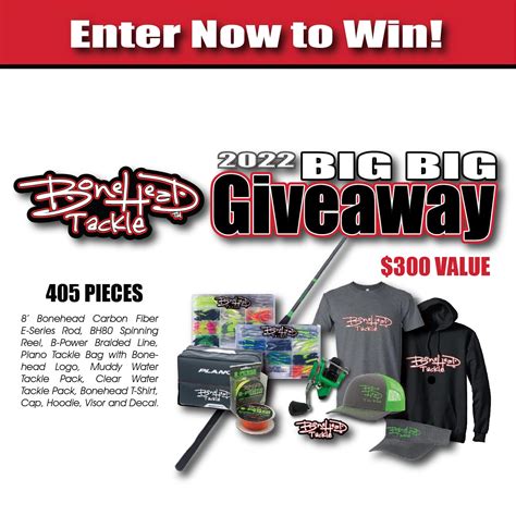 Bonehead Tackle Giveaway Time Easy To Enter Facebook