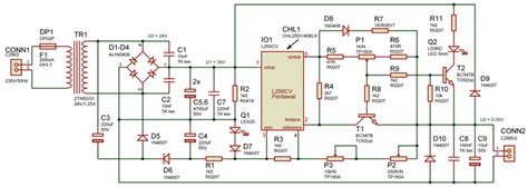 From the circuit diagram i have r7 is the only component connected in the return loop. Stabilized Regulated Power Supply Circuit with L200CV 0-30V - Electronics Projects Circuits