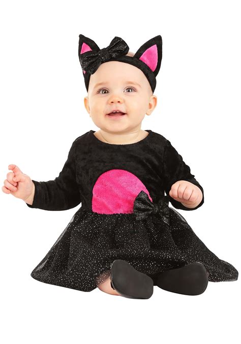 Details About Spooky Night Baby Toddler Halloween Costume Kitty Cat One