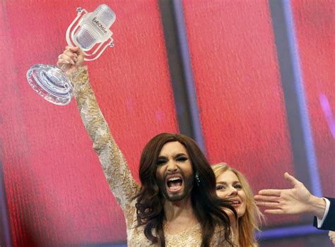 Eurovision 2014 Conchita Wurst Wins For Austria With Rise Like A Phoenix The Independent