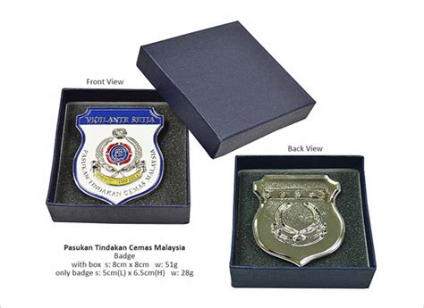 Metal Badge Malaysia Corporate T Supplier