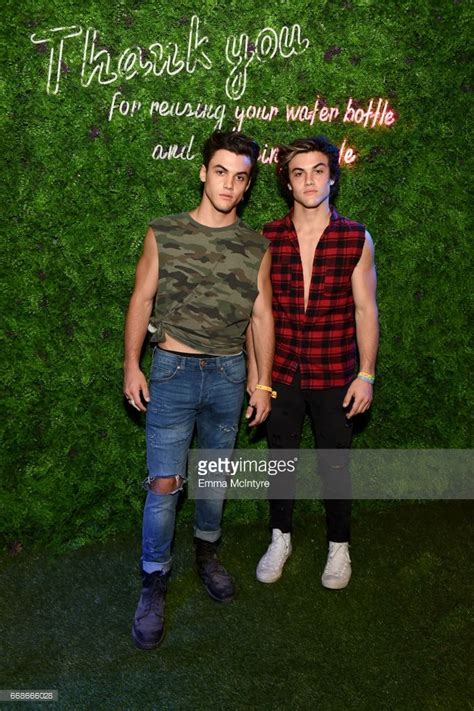 Internet Personalities Ethan Dolan L And Grayson Dolan Attend H Dolan Twins Dolan Twins