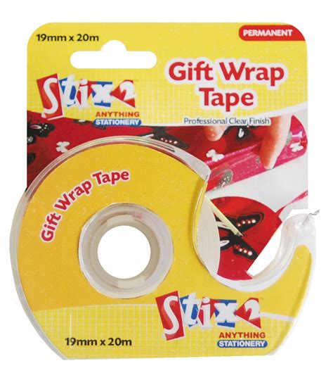 Permanent T Wrap Tape Single Roll Of 19mm X 20m Stix2