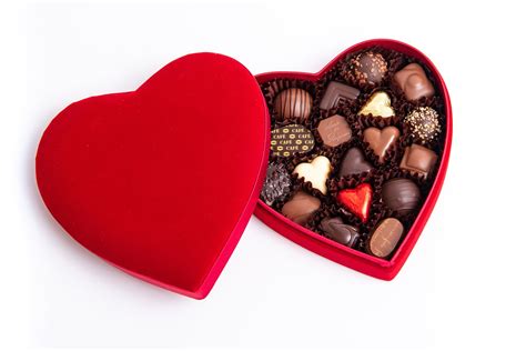 Boîtes cadeaux en chocolat Velvet Heart de la Saint Valentin Etsy