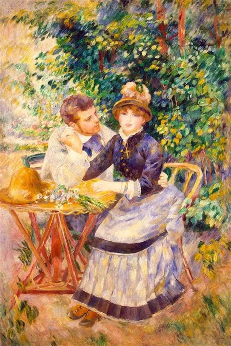 Pierre Auguste Renoir In The Garden Realism Romantic