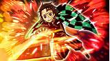 Anime, kimetsu no yaiba, tanjiro kamado, guardianes de la noche, demon slayer para pc y celular. Demon Slayer Tanjiro Kamado With Sword On Fire HD Anime ...